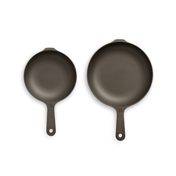 Prepping a cast shop iron pan